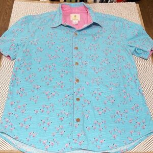 Hukilau Clothing Co. Flamingo Shirt - Sz L